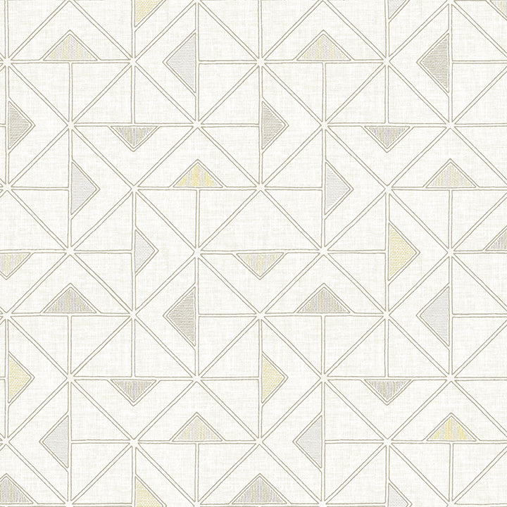 Picture of Jekyl Beige Triangles Wallpaper