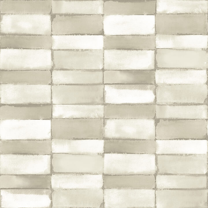 braden-taupe-tile-wallpaper-york-wallcoverings-4074-26646 - York Wallcoverings Papel pintado