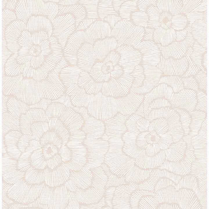 Pink Saraya Peel and Stick Wallpaper - York Wallcoverings - NUS4977