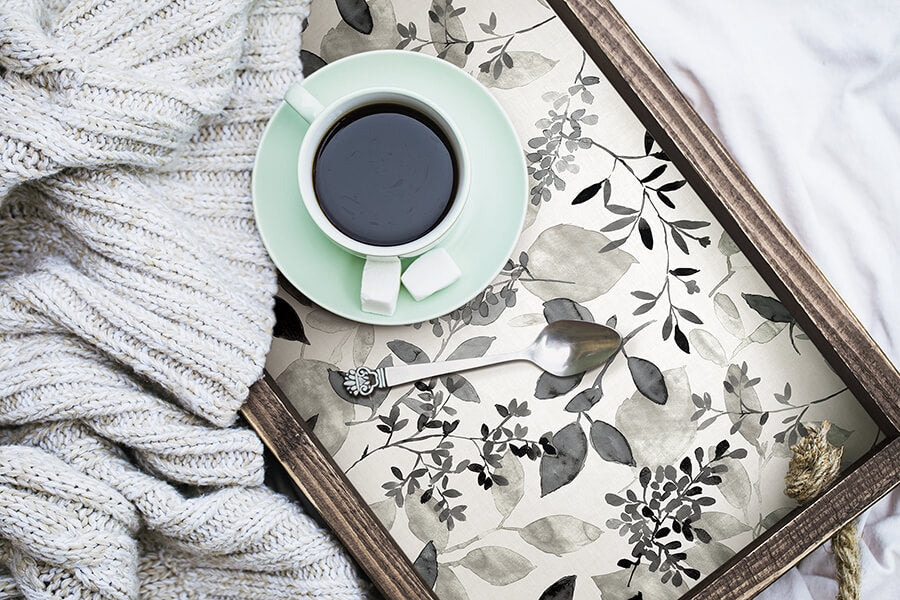Black Breezy Peel and Stick Wallpaper - York Wallcoverings - NUS4983 - York Wallcoverings Wallpaper