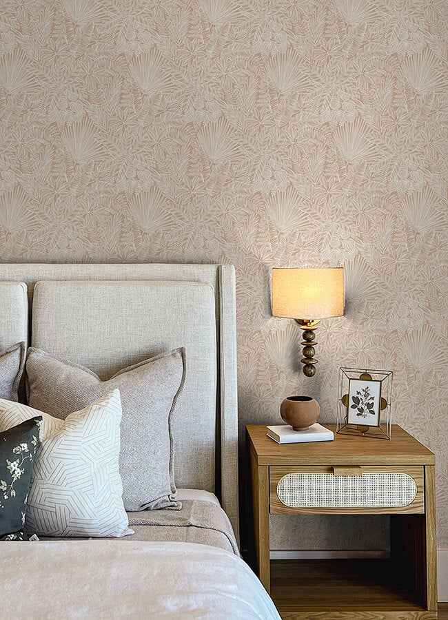 Vita Blush Botanical Wallpaper - York Wallcoverings - 4120-26801 - York Wallcoverings Wallpaper