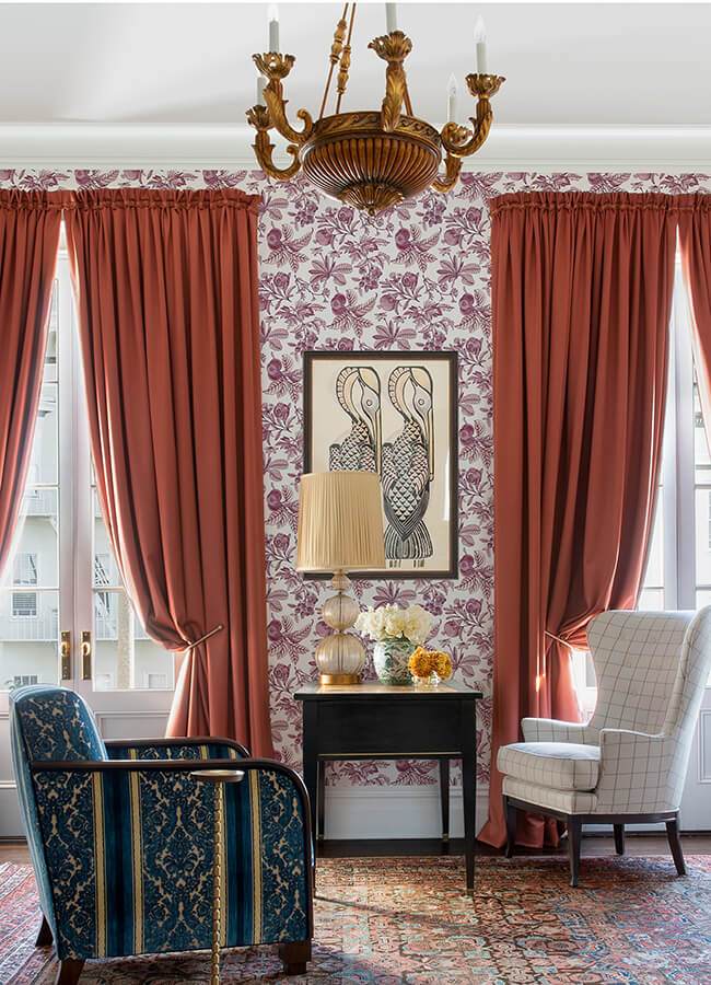 cecilia-purple-fruit-wallpaper-york-wallcoverings-4120-26815 - York Wallcoverings Wallpaper