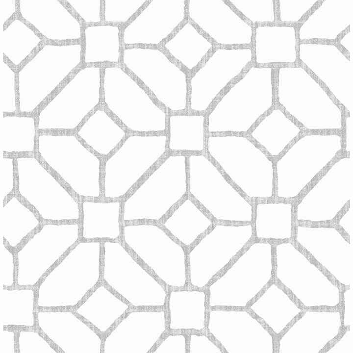 Addis Grey Trellis Wallpaper - York Wallcoverings - 4120-26832 - York Wallcoverings Wallpaper