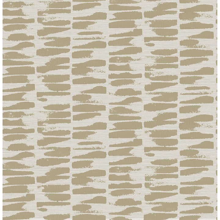 Picture of Myrtle Gold Abstract Stripe Wallpaper