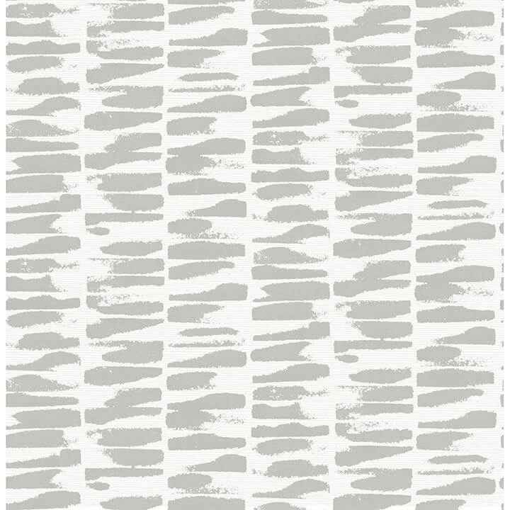 Myrtle Grey Abstract Stripe Wallpaper - York Wallcoverings - 4120-26845 - York Wallcoverings Wallpaper