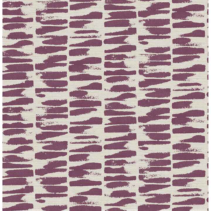 Myrtle Purple Abstract Stripe Wallpaper - York Wallcoverings - 4120-26846