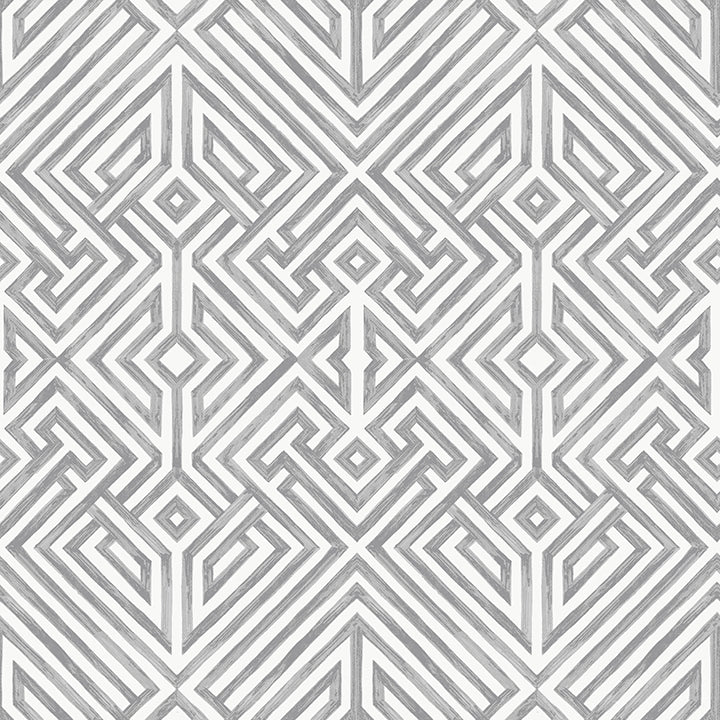 Picture of Lyon Grey Geometric Key Wallpaper