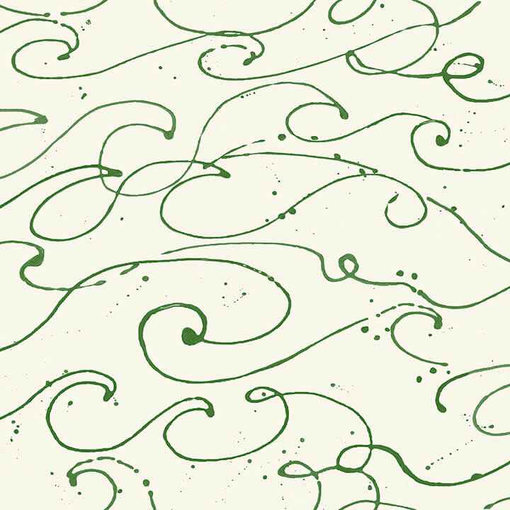 Kuroshio Green Ocean Wave Wallpaper - York Wallcoverings - 4071-71006 - York Wallcoverings Wallpaper