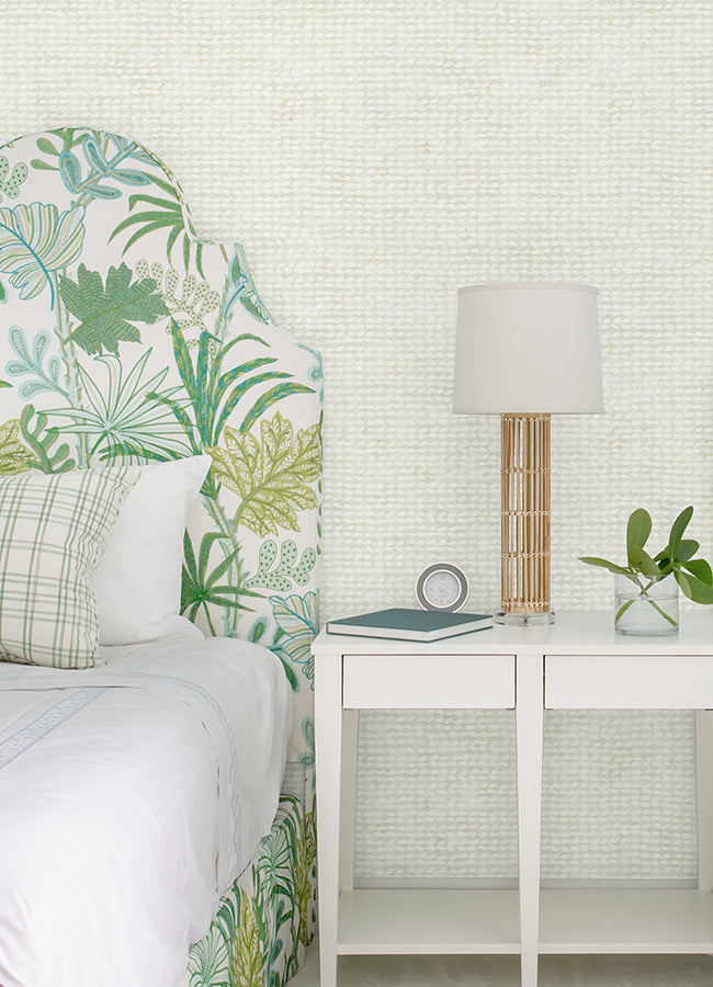 Wellen Cream Abstract Rope Wallpaper  | Brewster Wallcovering - The WorkRm