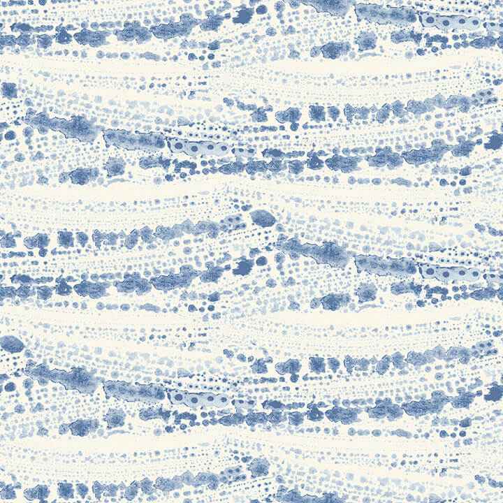 Rannell Navy Abstract Scallop Wallpaper - York Wallcoverings - 4071-71046 - York Wallcoverings Wallpaper