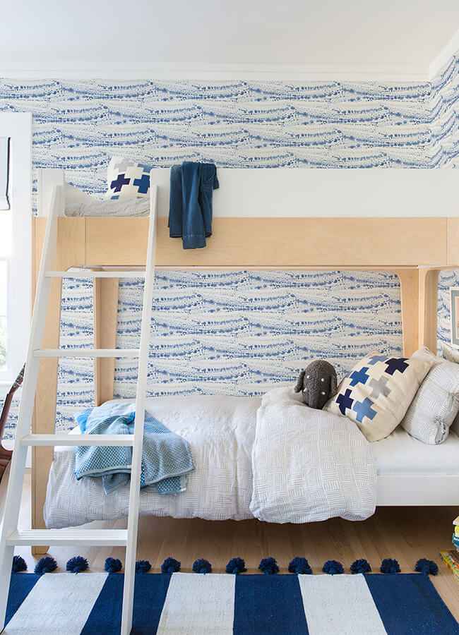 Rannell Navy Abstract Scallop Wallpaper - York Wallcoverings - 4071-71046 - York Wallcoverings Wallpaper