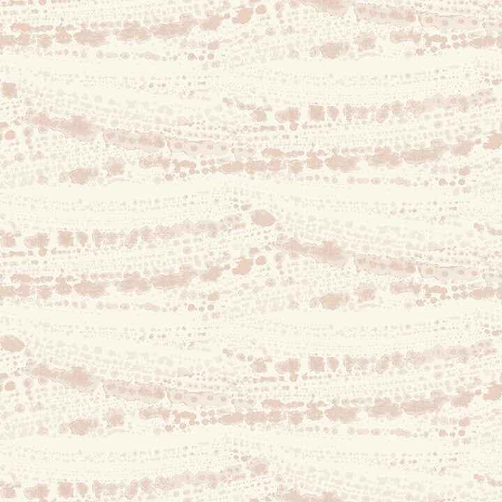 Rannell Peach Abstract Scallop Wallpaper - York Wallcoverings - 4071-71047