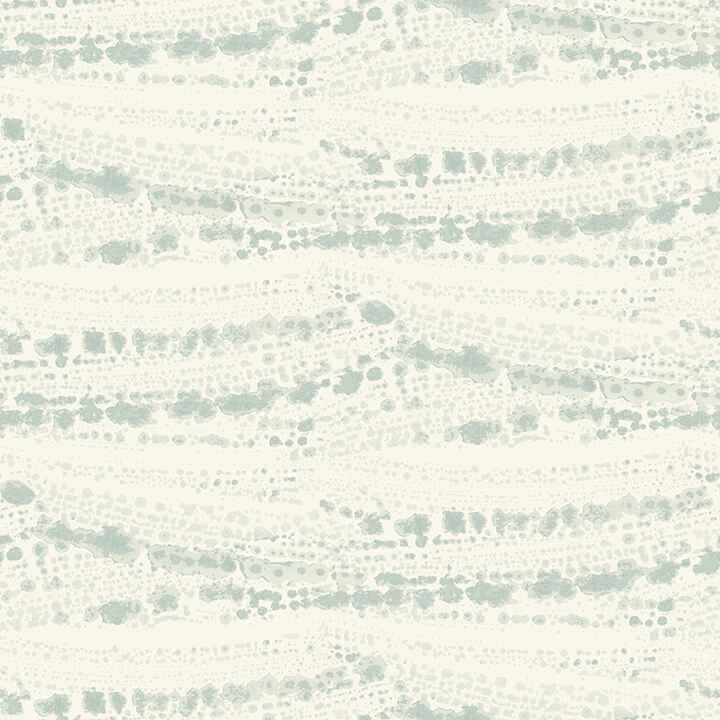 Rannell Aqua Abstract Scallop Wallpaper - York Wallcoverings - 4071-71049 - York Wallcoverings Wallpaper