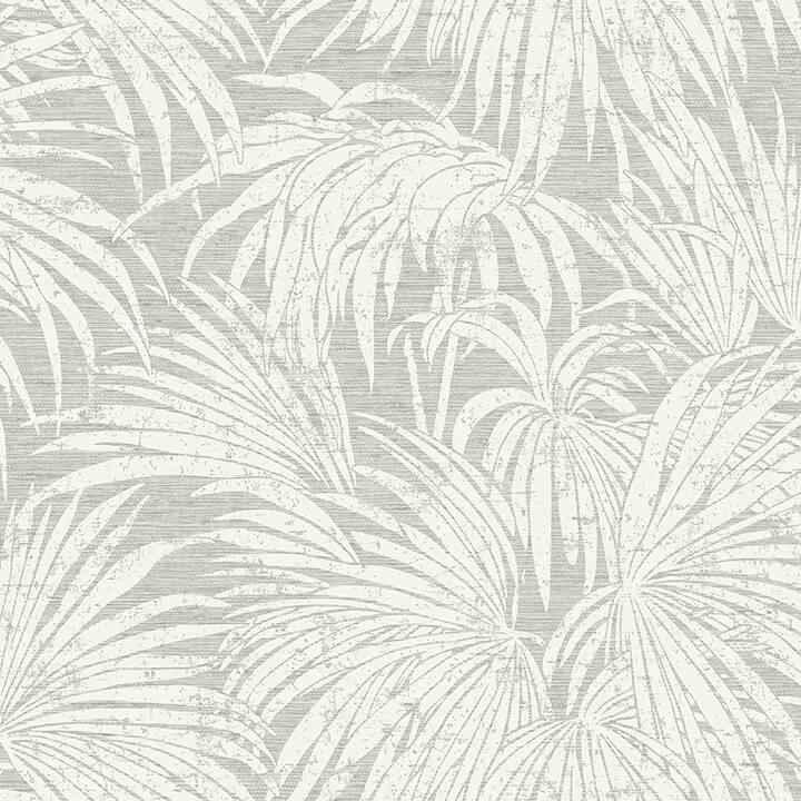 Neutral Cassava Palm Peel and Stick Wallpaper - York Wallcoverings - ESS6015