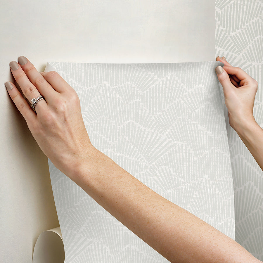 Grey Ridge & Valley Peel and Stick Wallpaper - Brewster Wallcovering