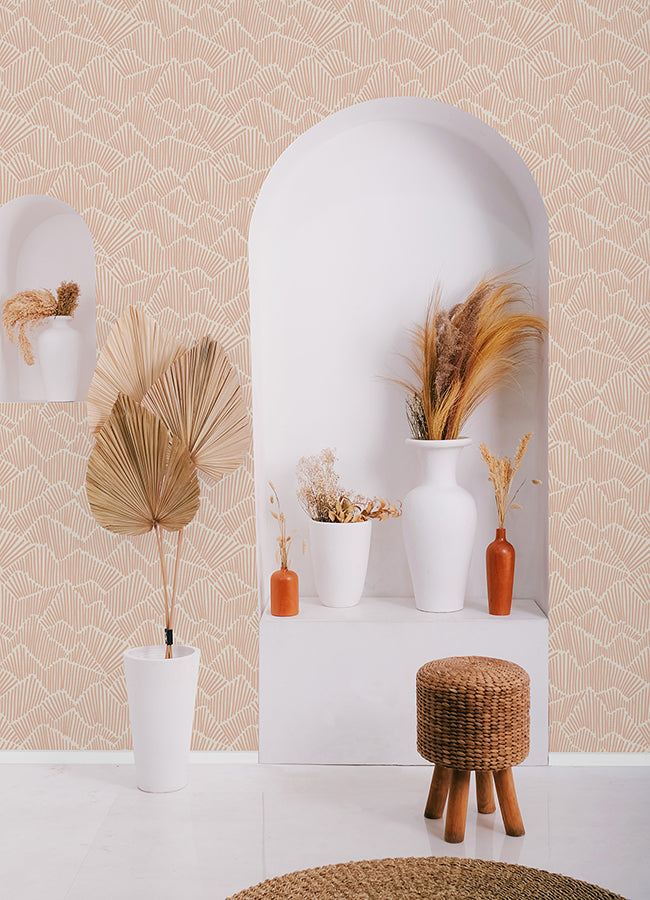 Clay Ridge & Valley Peel and Stick Wallpaper  | Brewster Wallcovering - The WorkRm