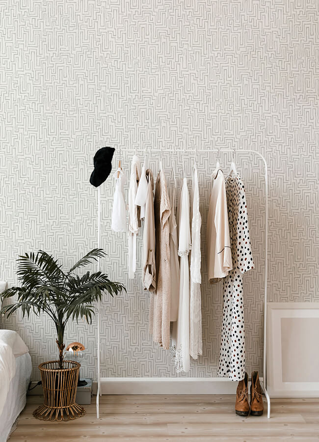 ramble-grey-geometric-wallpaper-york-wallcoverings-4121-25703 - York Wallcoverings Papel pintado