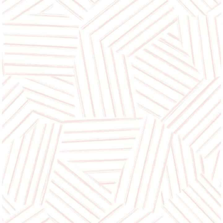 Helene Pink Geometric Lines Wallpaper - York Wallcoverings - 4121-26902