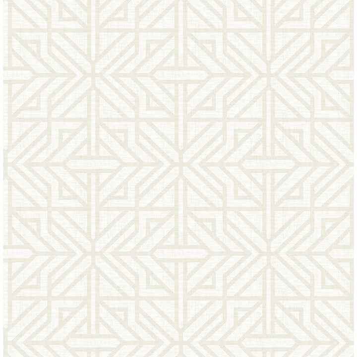 Hesper Ivory Geometric Wallpaper - York Wallcoverings - 4121-26929 - York Wallcoverings Wallpaper
