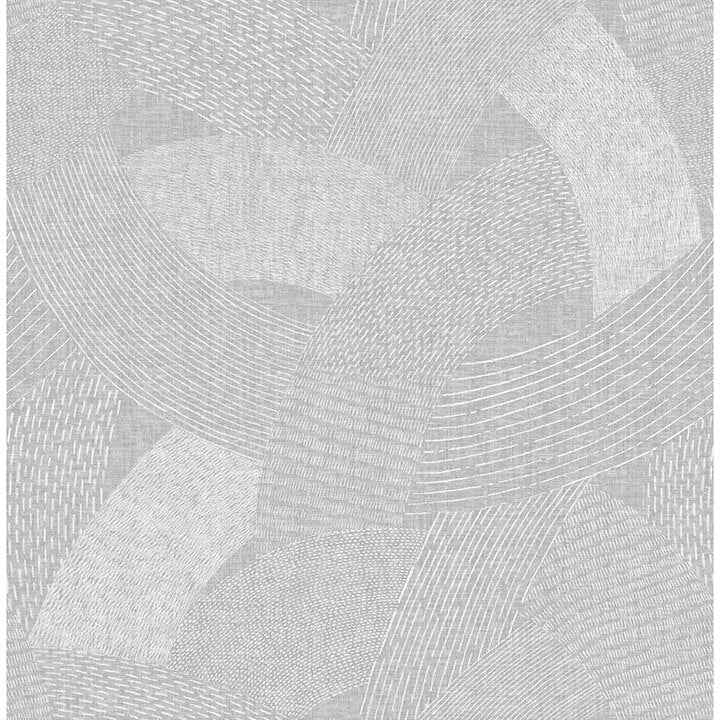 Tania Grey Woven Abstract Wallpaper - York Wallcoverings - 4121-26936 - York Wallcoverings Wallpaper