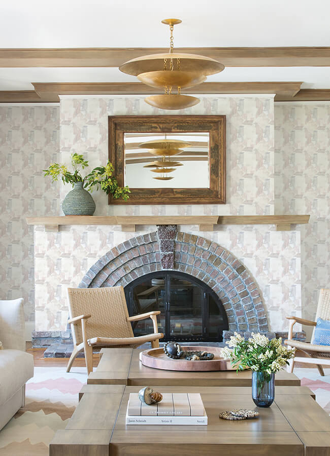 Perrin Lavender Gem Geometric Wallpaper - York Wallcoverings - 4121-26945 - York Wallcoverings Wallpaper
