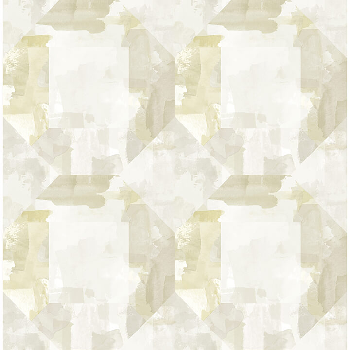 Perrin Olive Gem Geometric Wallpaper - York Wallcoverings - 4121-26948 - York Wallcoverings Wallpaper