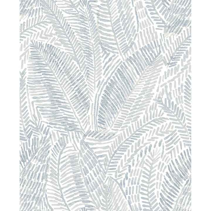 Fildia Light Blue Botanical Wallpaper - York Wallcoverings - 4121-26951