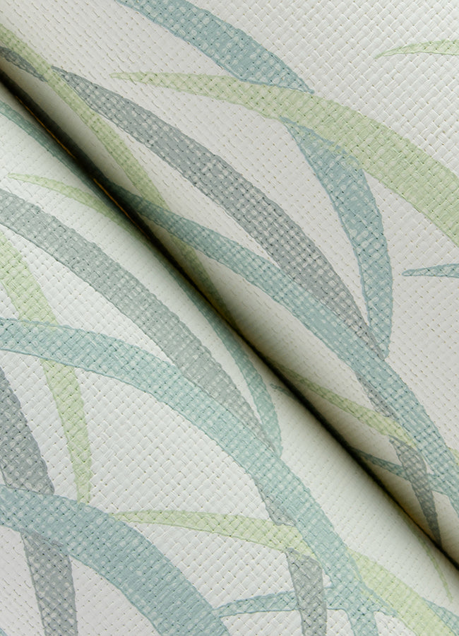 Kasia Sea Green Abstract Wallpaper  | Brewster Wallcovering - The WorkRm