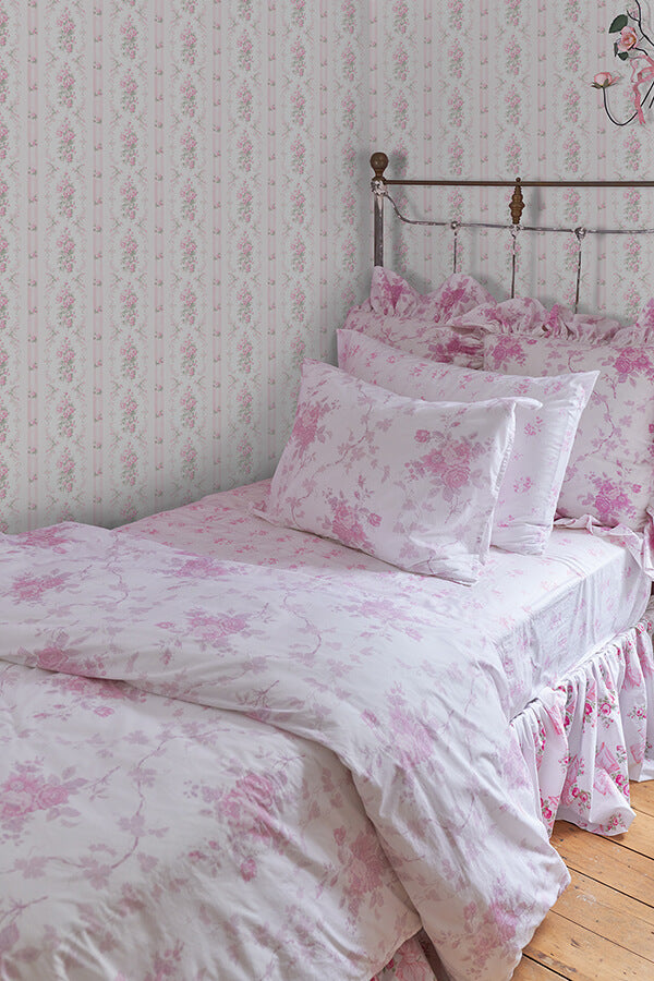 pink-parfait-dreamy-days-peel-and-stick-wallpaper-york-wallcoverings-lfs6111 - York Wallcoverings Wallpaper