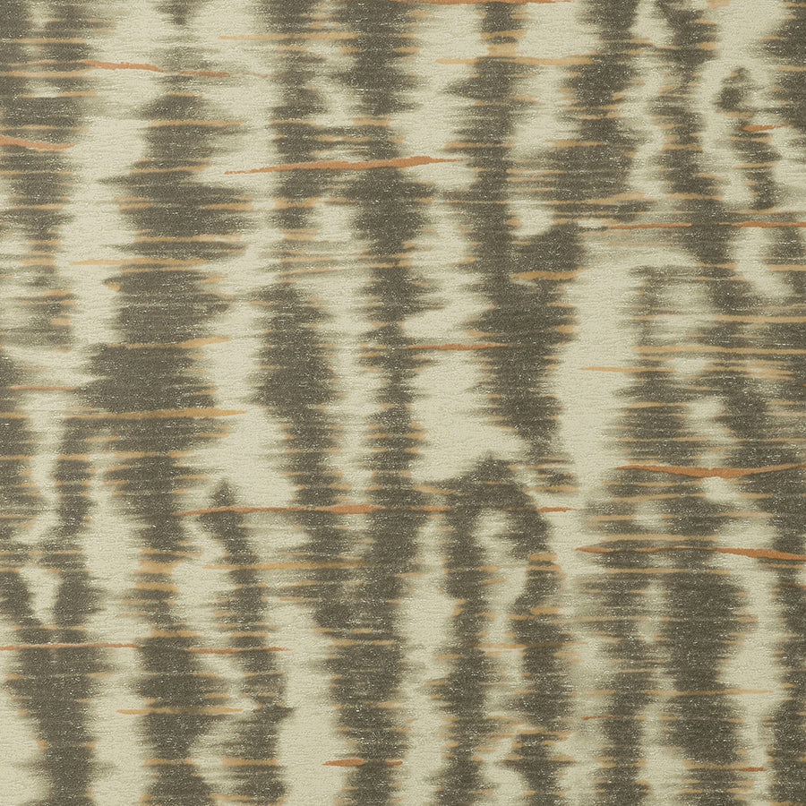 Hartmann Brown Stripe Texture Wallpaper - Brewster Wallcovering