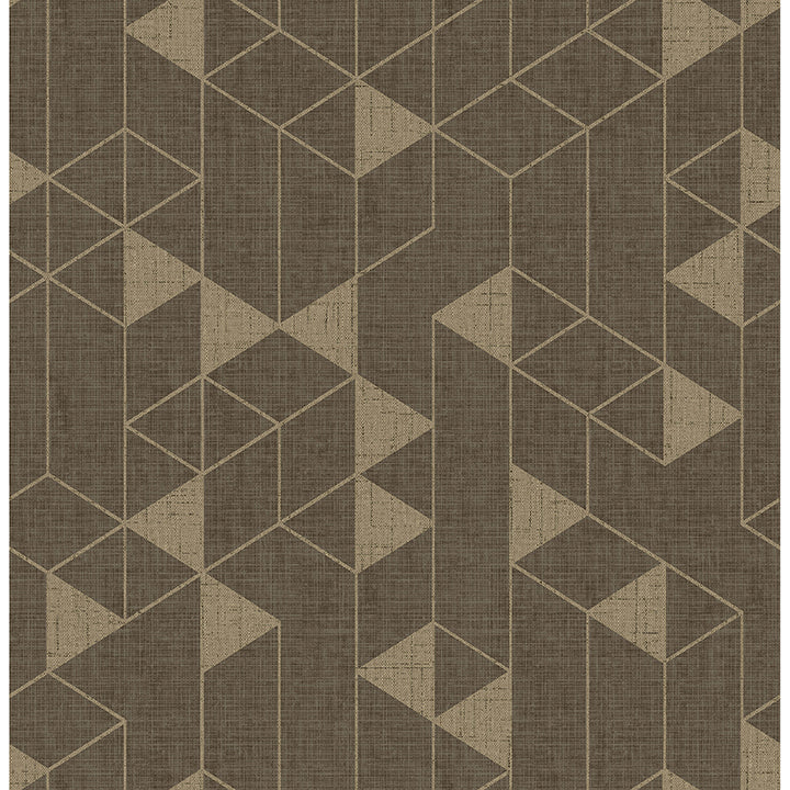 fairbank-chocolate-linen-geometric-wallpaper-by-scott-living-york-wallcoverings