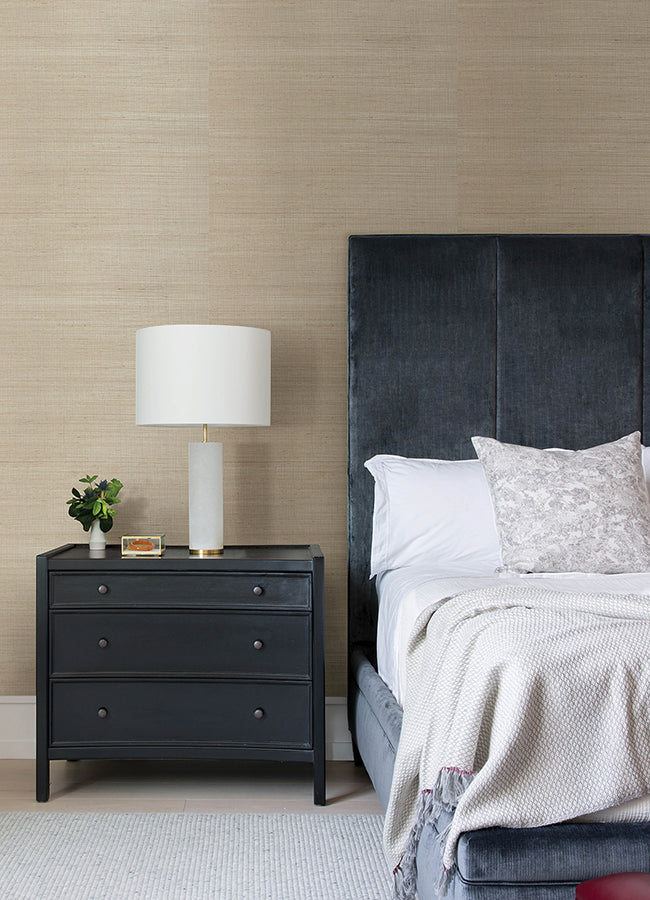 Colcord Wheat Sisal Wallpaper by Scott Living - York Wallcoverings - 4034-72104 - York Wallcoverings Wallpaper