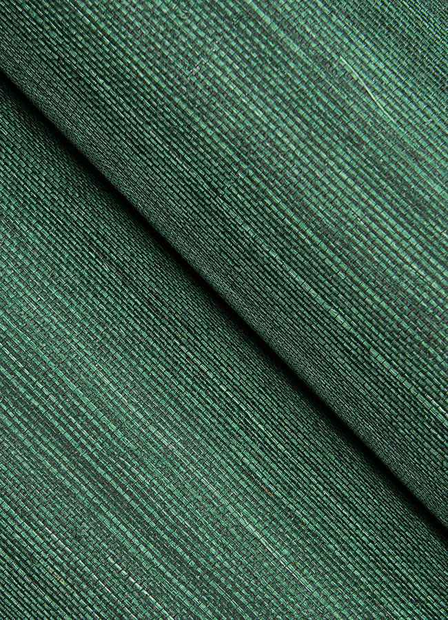 Colcord Dark Green Sisal Grasscloth Wallpaper - York Wallcoverings - 4034-72105 - York Wallcoverings Wallpaper