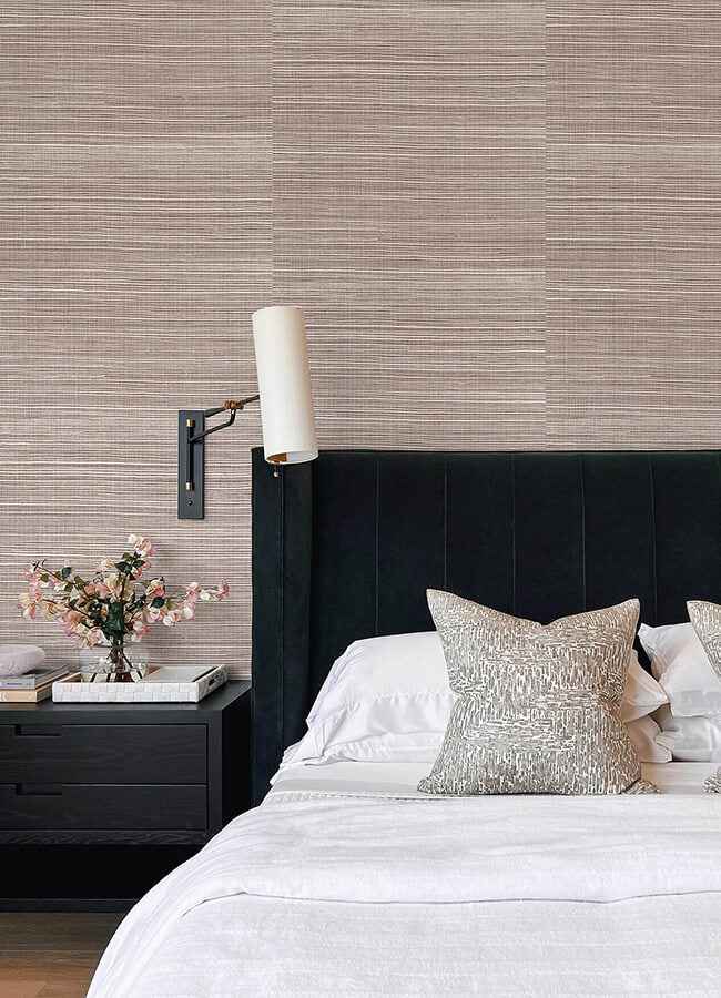 Kenter Burgundy Sisal Grasscloth Wallpaper - York Wallcoverings - 4034-72109 - York Wallcoverings Wallpaper