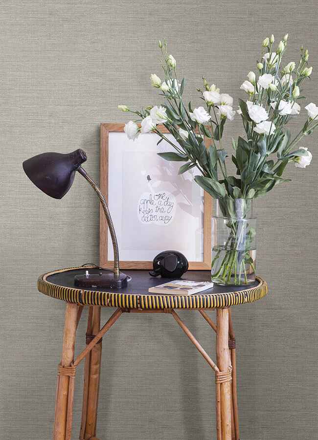 Agave Stone Faux Grasscloth Wallpaper - York Wallcoverings - 4143-24279 - York Wallcoverings Wallpaper
