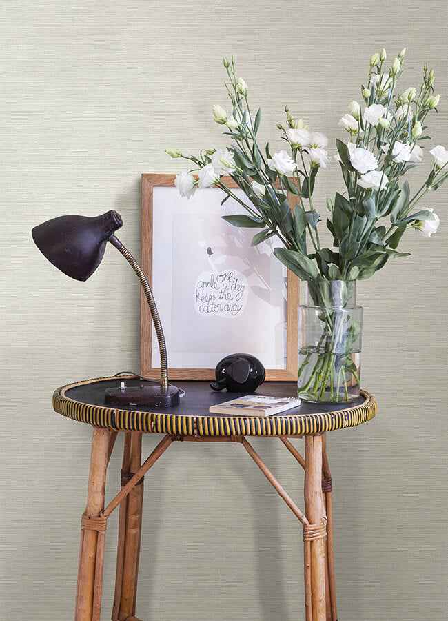 Agave Off-White Faux Grasscloth Wallpaper - York Wallcoverings - 4143-24281 - York Wallcoverings Wallpaper
