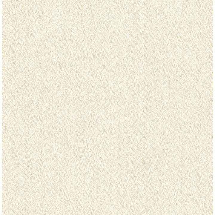 Ashbee Taupe Faux Fabric Wallpaper - York Wallcoverings - 4143-26161