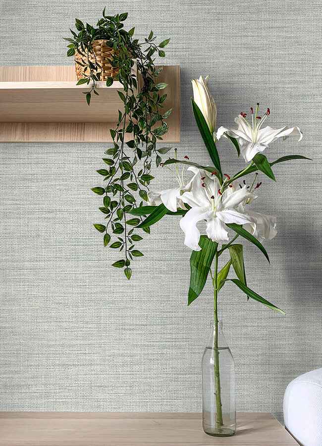 Exhale Seafoam Texture Wallpaper - York Wallcoverings - 4143-26461 - York Wallcoverings Wallpaper