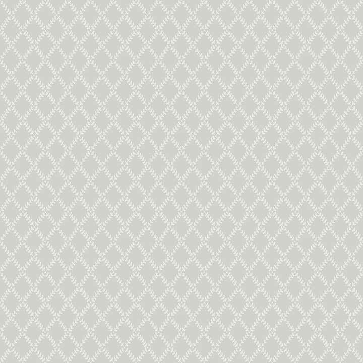 Trevor Grey Leaf Trellis Wallpaper - York Wallcoverings - 4143-34005 - York Wallcoverings Wallpaper