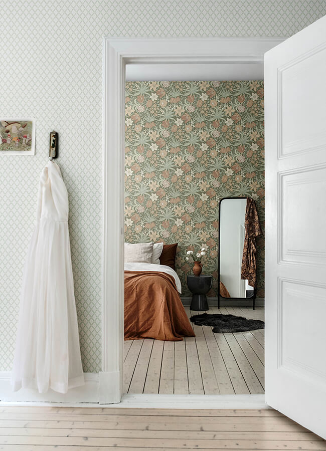 cecilia-moss-tulip-and-daffodil-wallpaper-york-wallcoverings-4143-34029 - York Wallcoverings Papel pintado