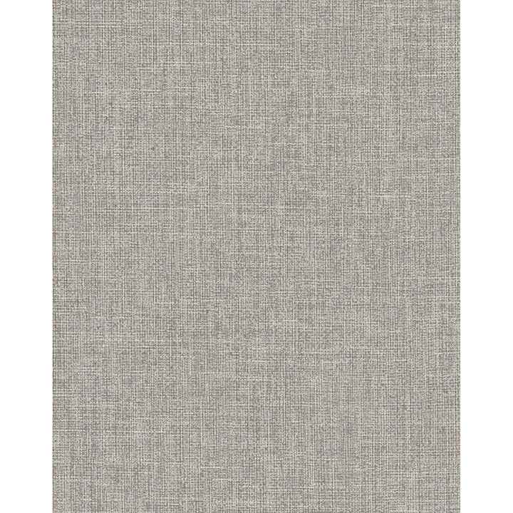 Broadwick Grey Faux Linen Wallpaper - York Wallcoverings - 4140-3723