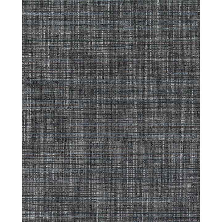 Premiere Charcoal Faux Linen Wallpaper - York Wallcoverings - 4140-3733 - York Wallcoverings Wallpaper