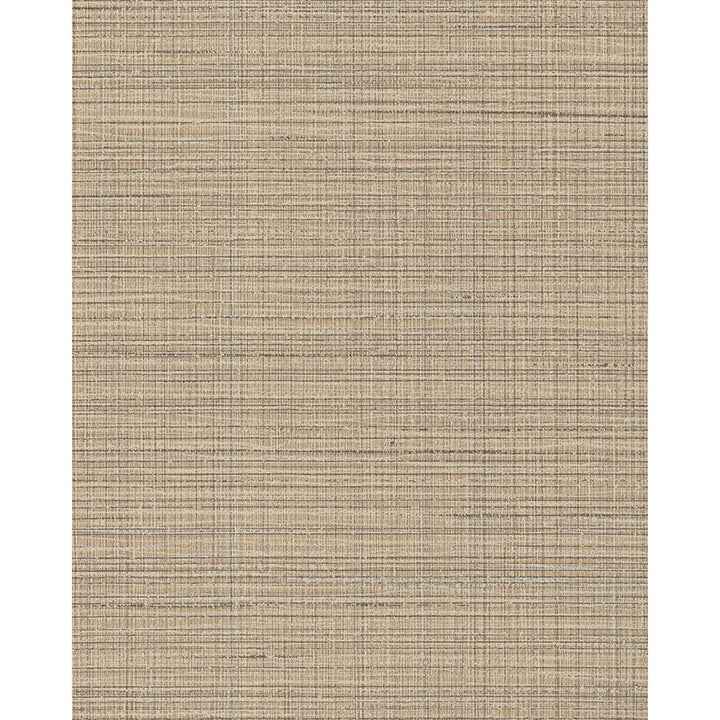 Premiere Light Brown Faux Linen Wallpaper - York Wallcoverings - 4140-3740