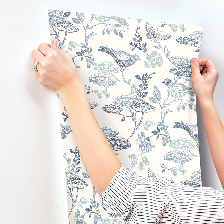 malmo-blue-trail-wallpaper-york-wallcoverings-3125-72316 - York Wallcoverings Wallpaper