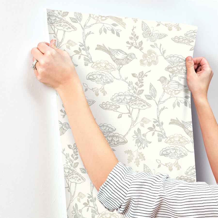 Malmo Grey Trail Wallpaper - York Wallcoverings - 3125-72317 - York Wallcoverings Wallpaper