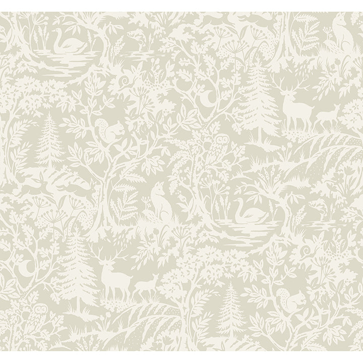 Picture of Alrick Taupe Forest Venture Wallpaper