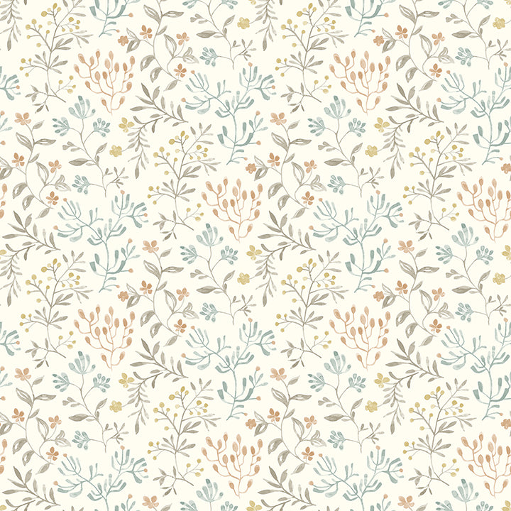 Picture of Tarragon Pastel Dainty Meadow Wallpaper