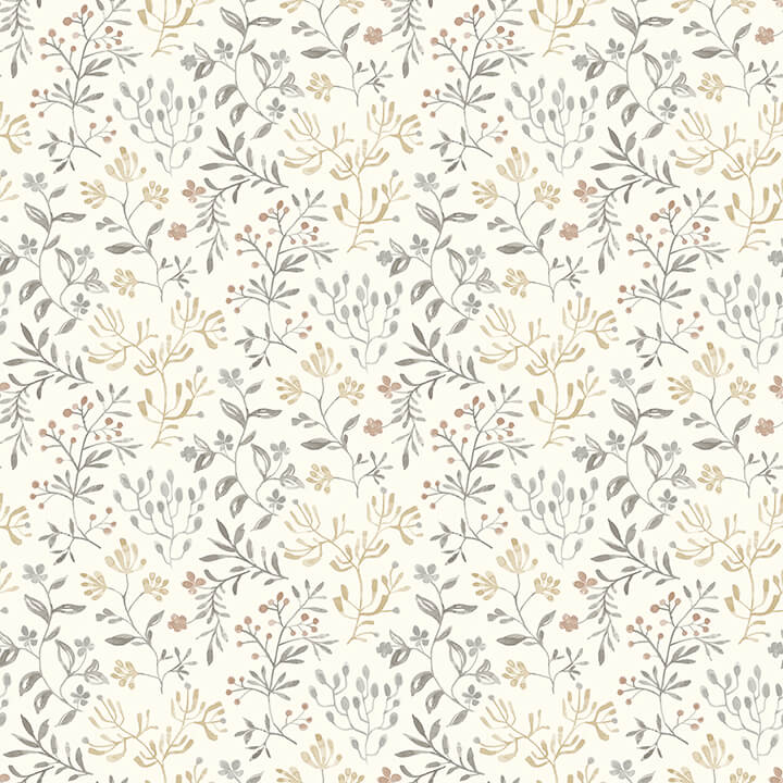 tarragon-grey-dainty-meadow-wallpaper-york-wallcoverings-3125-72356 - York Wallcoverings Wallpaper