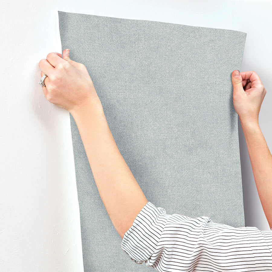 homespun-denim-textured-wallpaper-york-wallcoverings-3125-72357 - York Wallcoverings Wallpaper