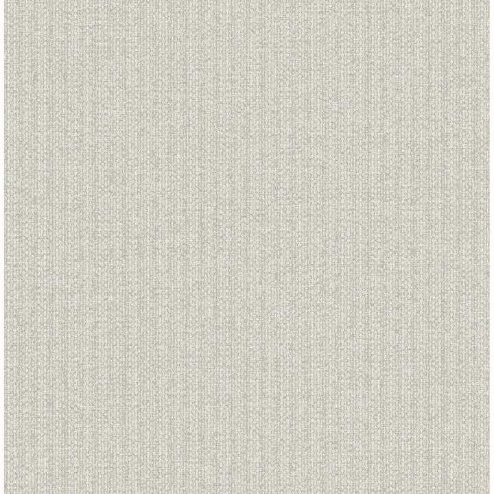 Picture of Lawndale Taupe Textured Pinstripe Wallpaper
